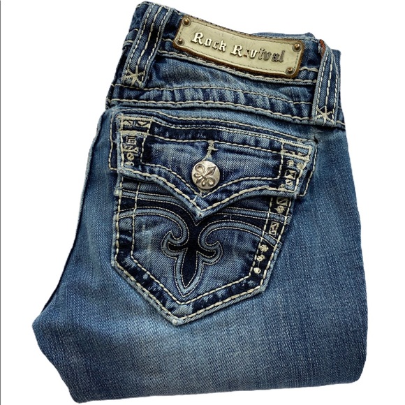 Rock Revival Denim - Rock Revival Angie Boot Jeans Size 24